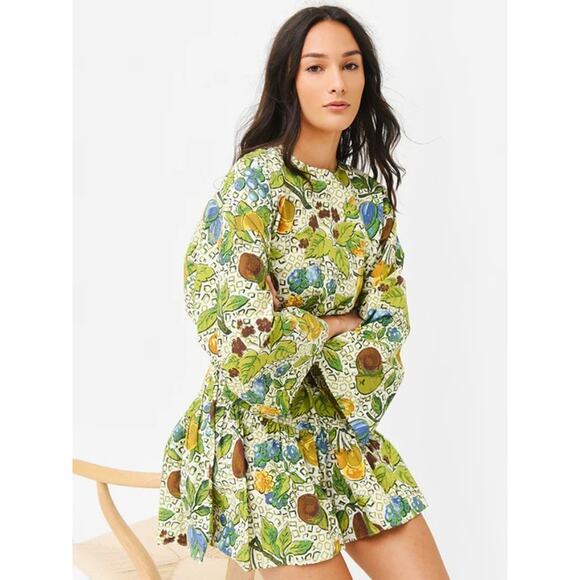 Rhode Women's Highland Orland White Long Sleeve Aeres Mini Dress Size Medium - Picture 10 of 10